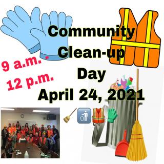 Community Cleanup Day April 24, 2021 